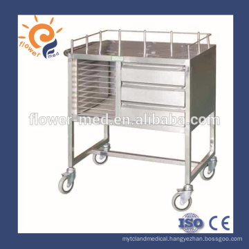 FC-27 New Hospital Stainless Steel Ward Visit Cart